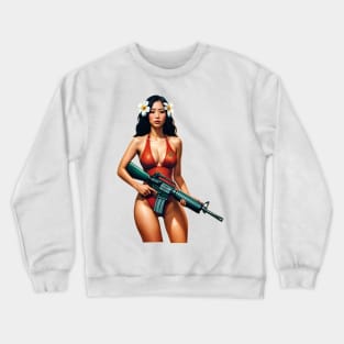 Pinup Girl Crewneck Sweatshirt